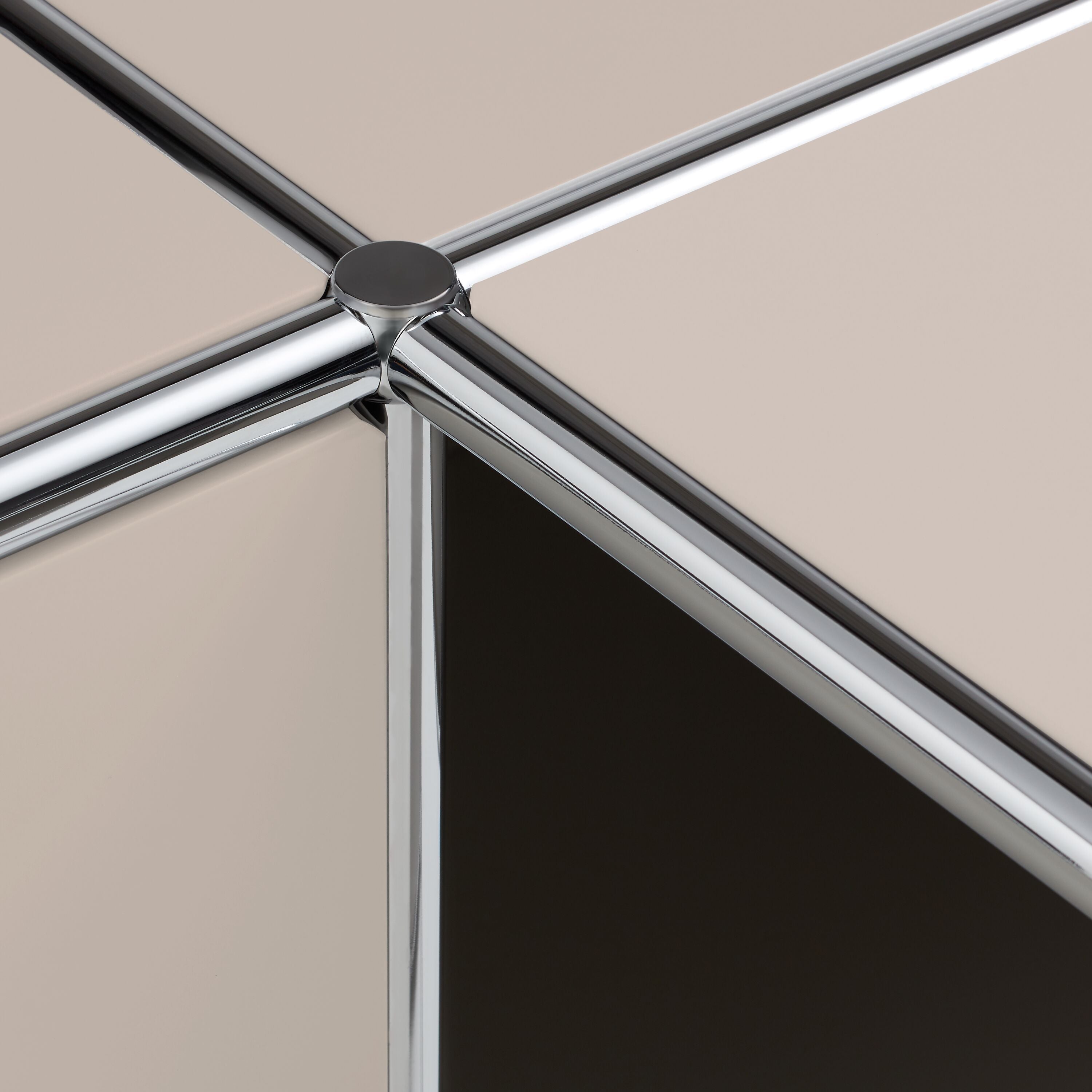 FLEXCUBE Eckschreibtisch - Taupe / B: 152.0 cm x T: 115.0 cm x H: 80.0 cm