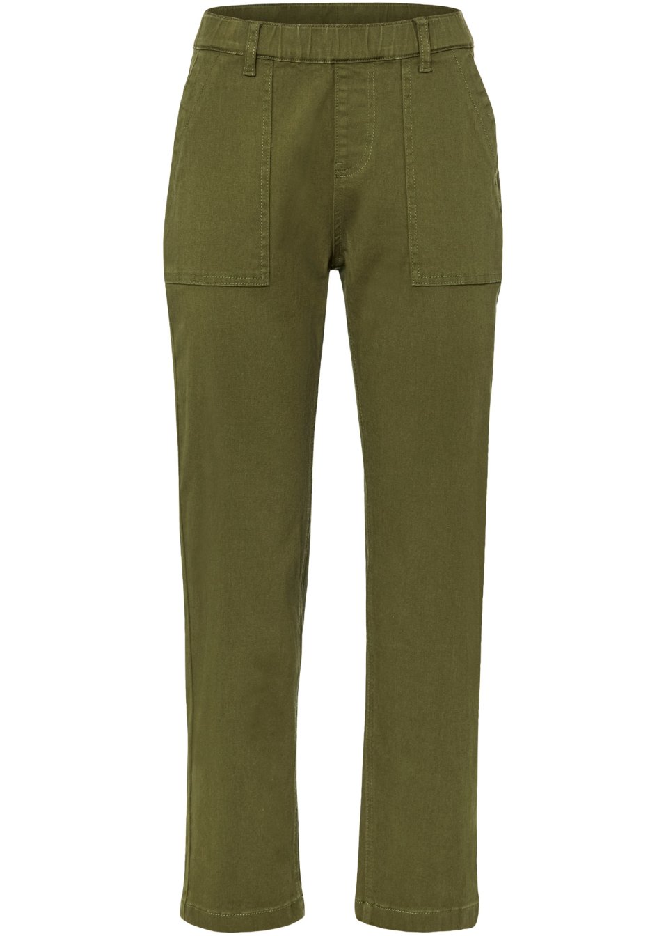 Pantalon en twill avec poches utility et taille confortable