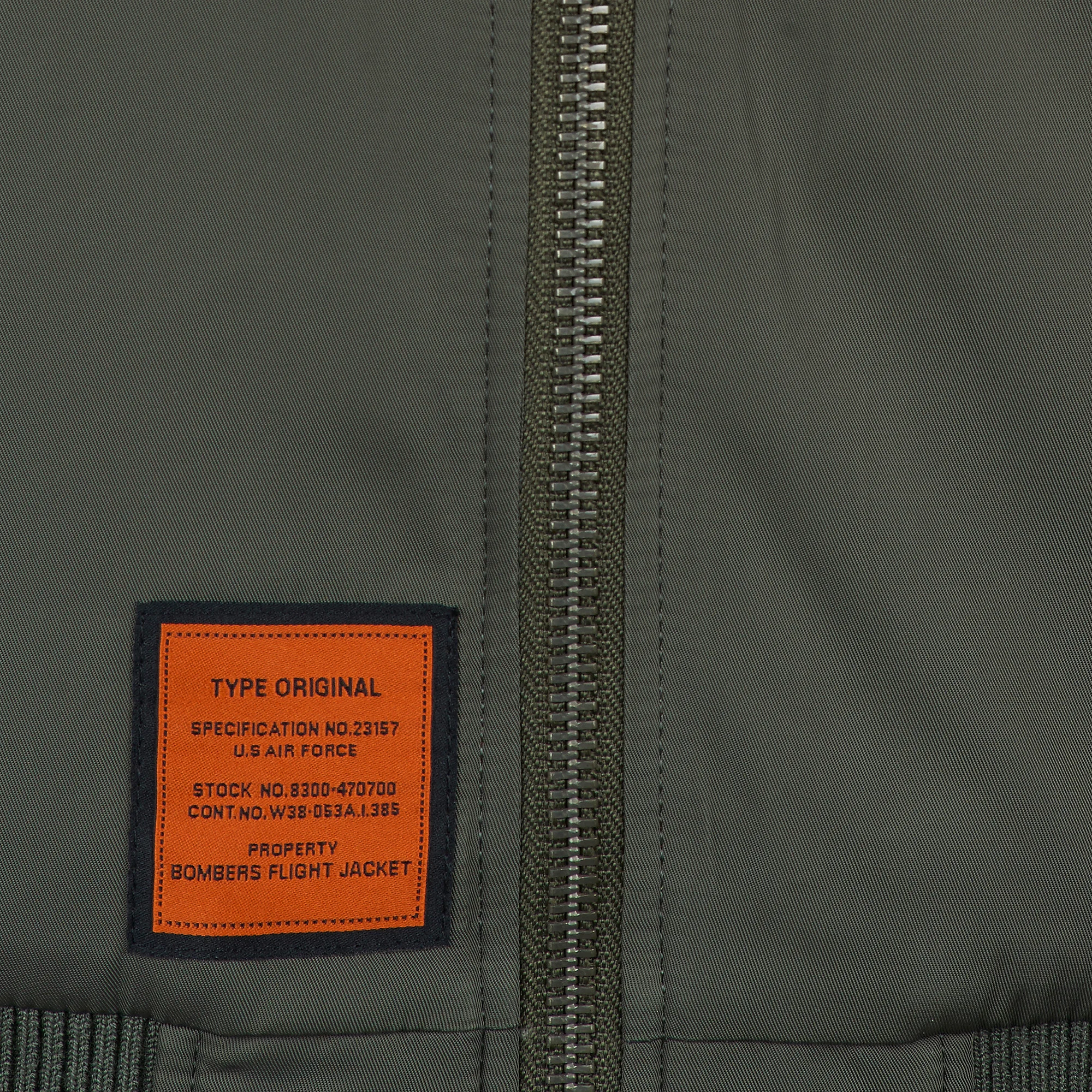 Bomber col teddy cintré | Kaki
