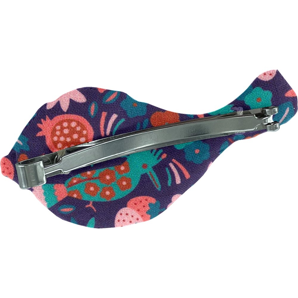 Barrette Mésange Huppette Fleurie