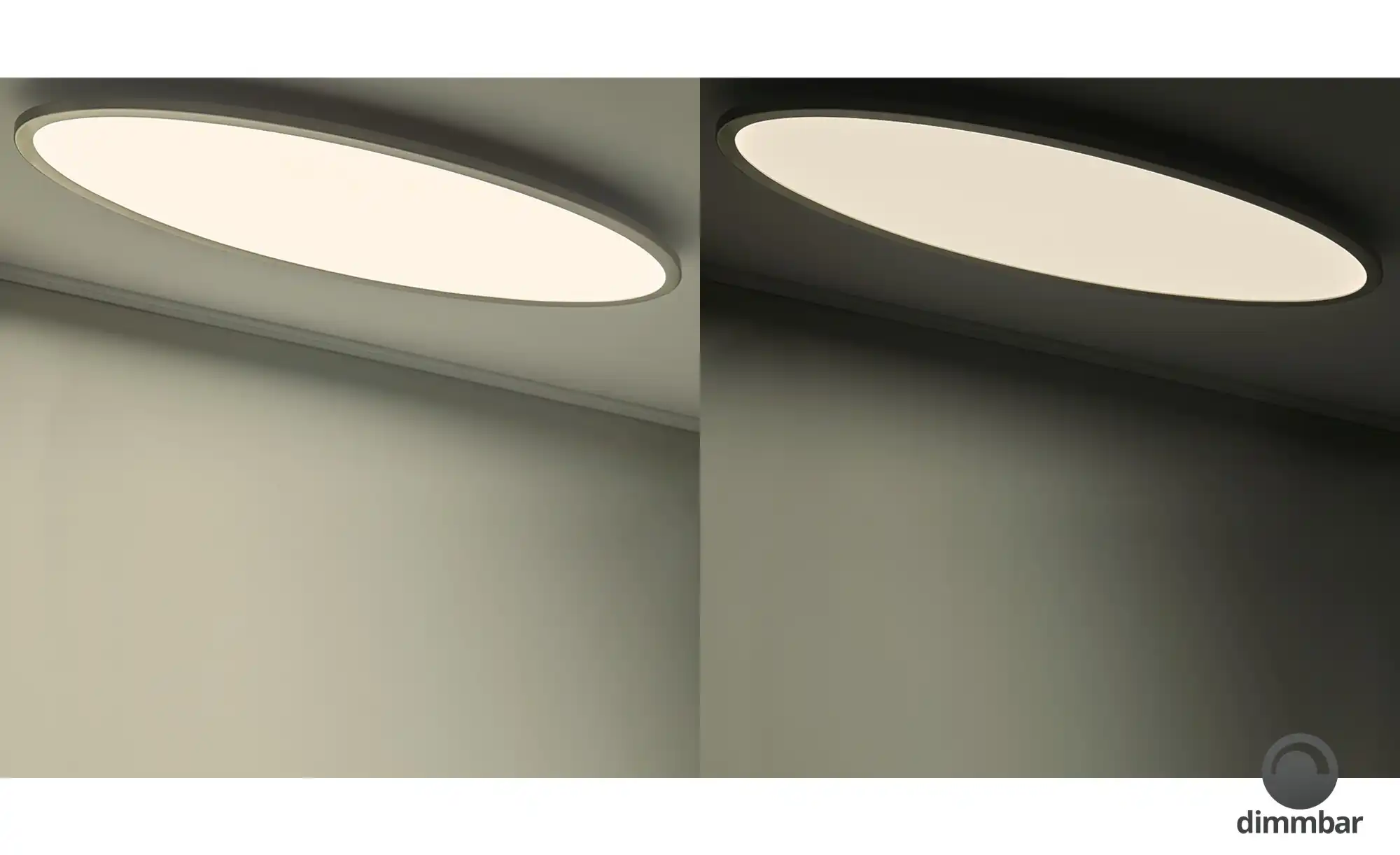 Meisterleuchten Smart Home-Deckenleuchte, oval