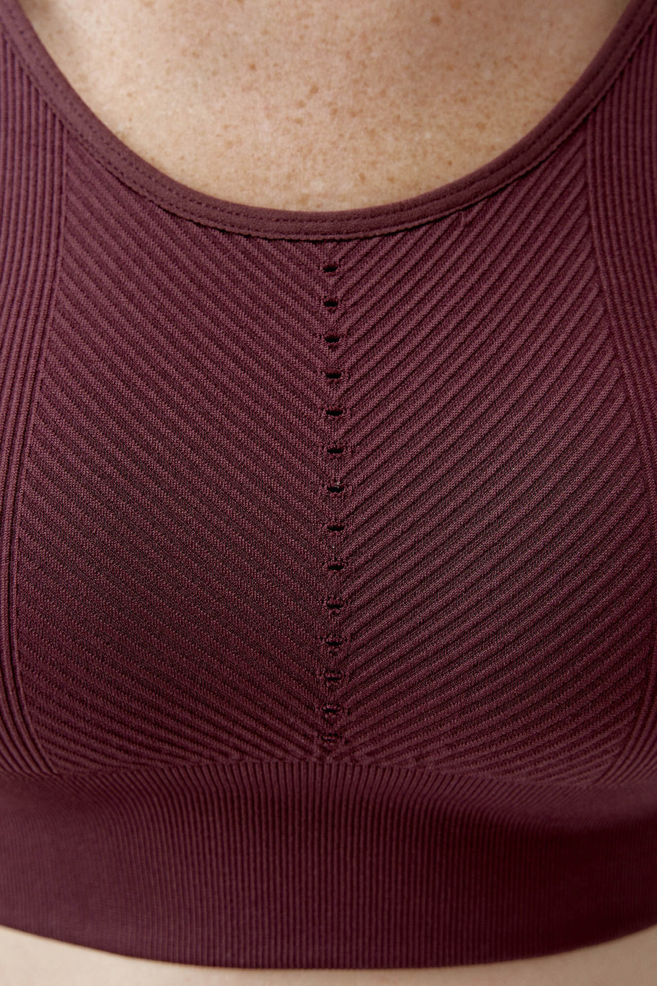 Top Naisha Cereja Escura