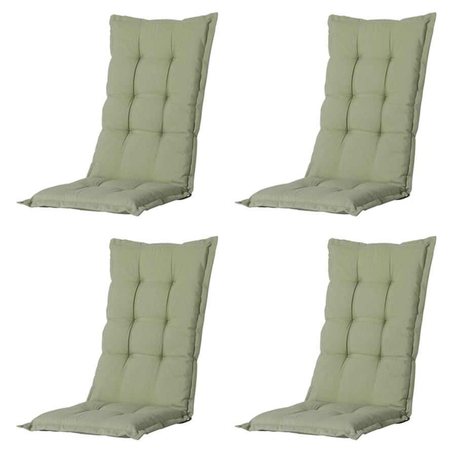 Madison Panama sage Tuinstoelkussen - Set van 4