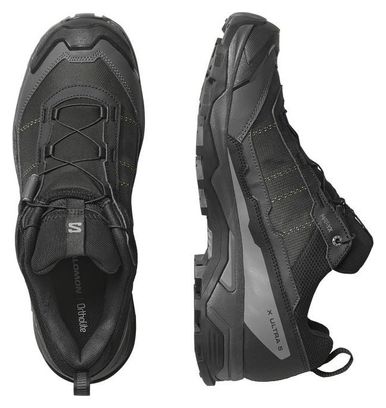 Chaussures Outdoor Salomon X Ultra 5 GTX Noir/Gris Homme