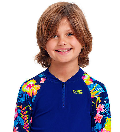 Funkita Badeshirt - Zippy Rash - UV50+ - In voller Blüte