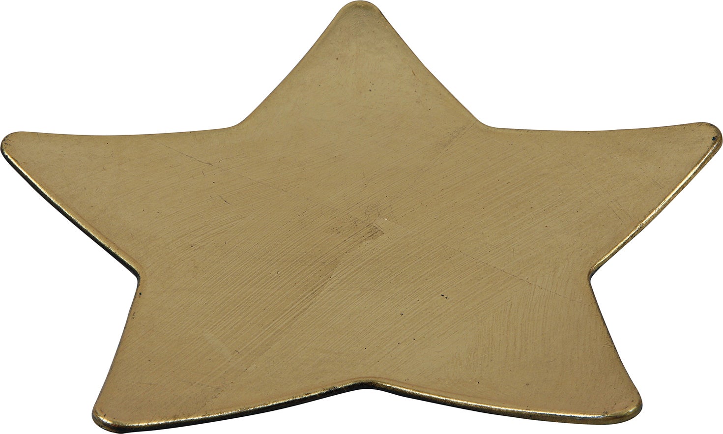 Onderbord Ster goud D 28 H 1 cm