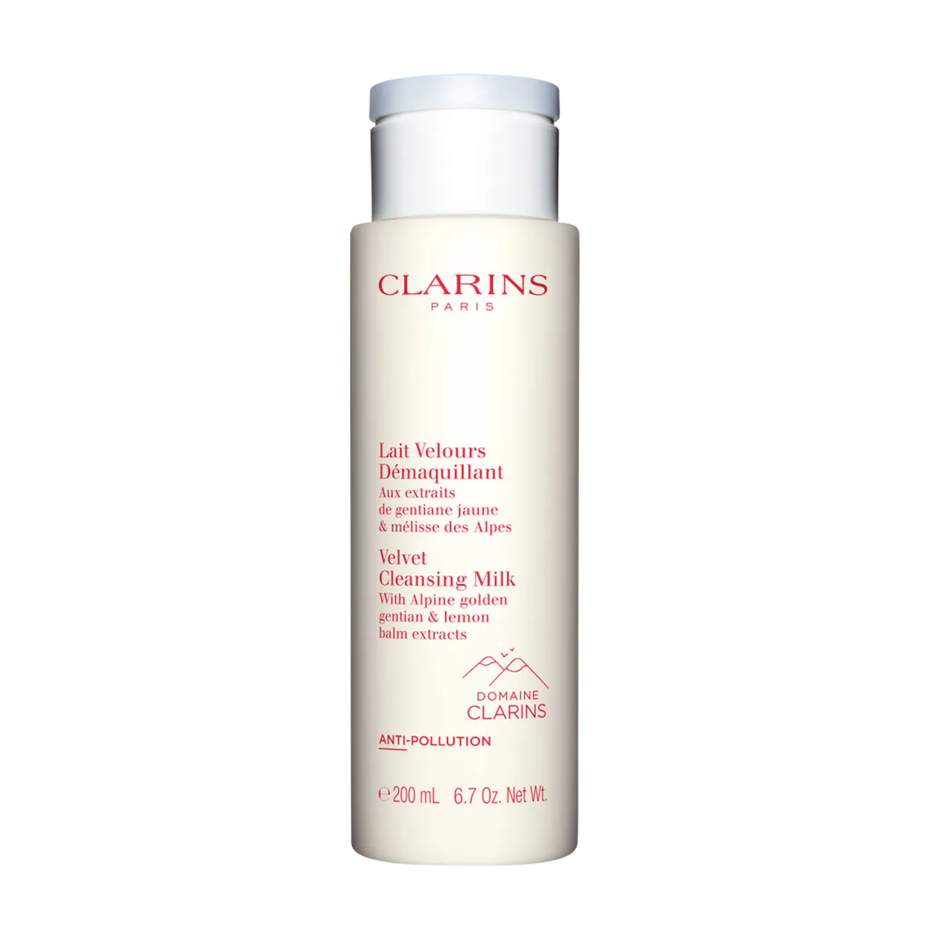 Clarins Lait Démaquillant​ Visage​ Aux extraits de gentiane jaune