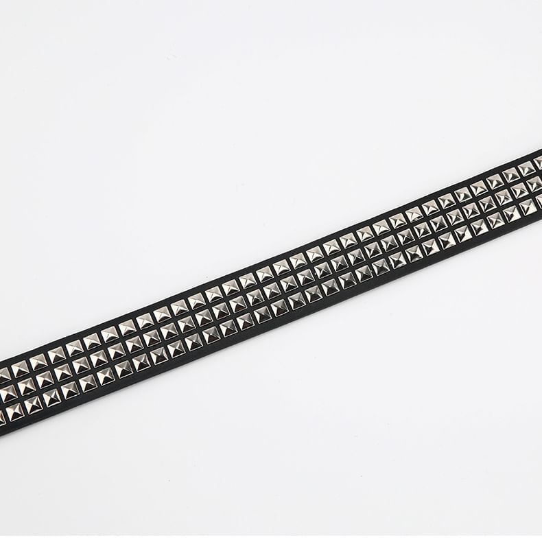 Malnia Home - Riem van imitatieleer met studs