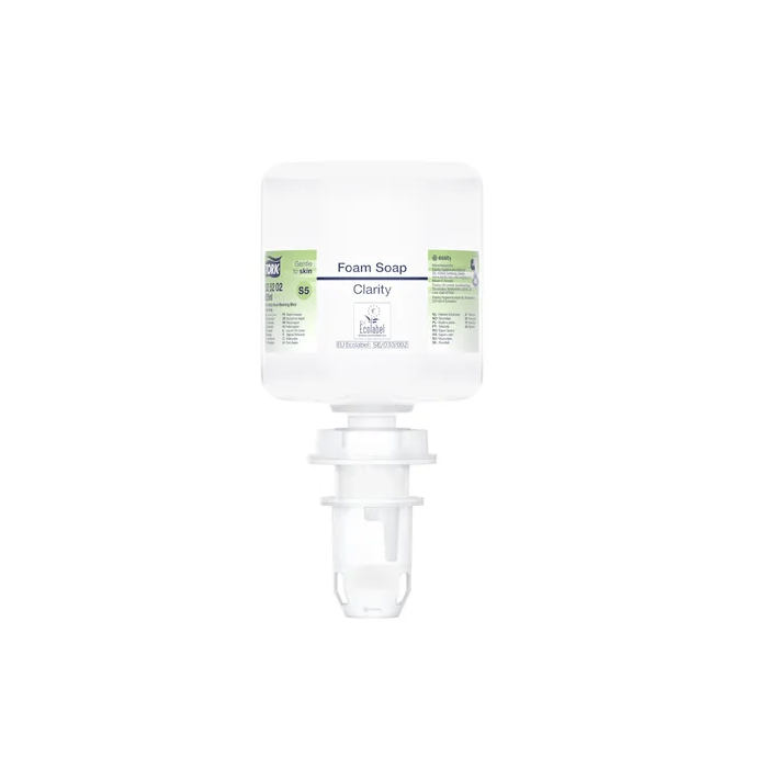 Tork 525202 8st Zuivere Mini Schuimhandzeep Premium Transparant 525ml S5