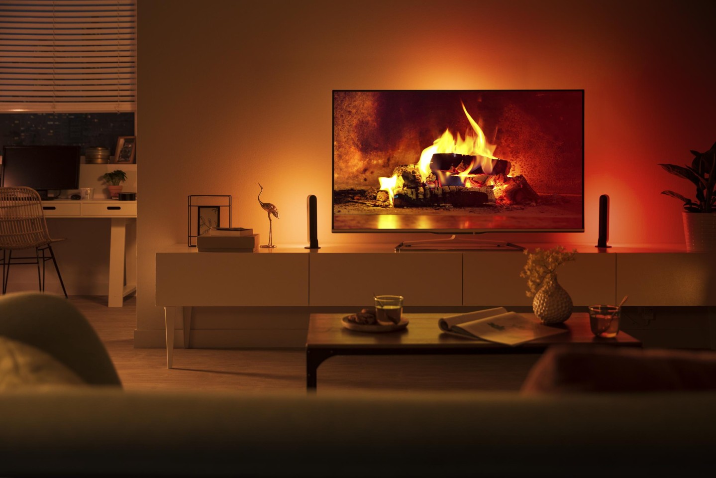 Philips Hue - White & Color Ambiance Play-Lysskinne 2-Pakke Hvid