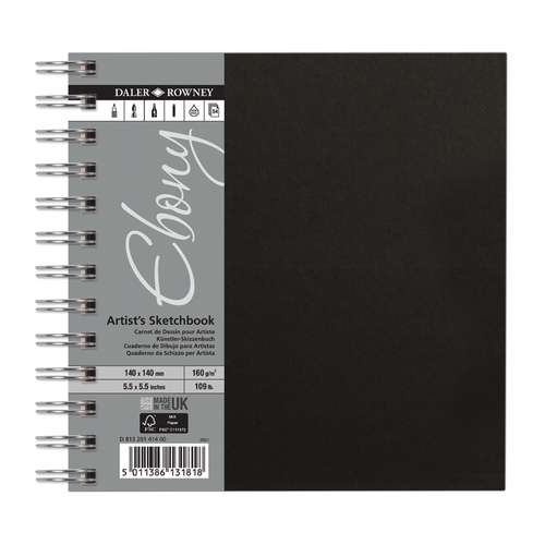 DALER-ROWNEY Skizzenbuch Ebony