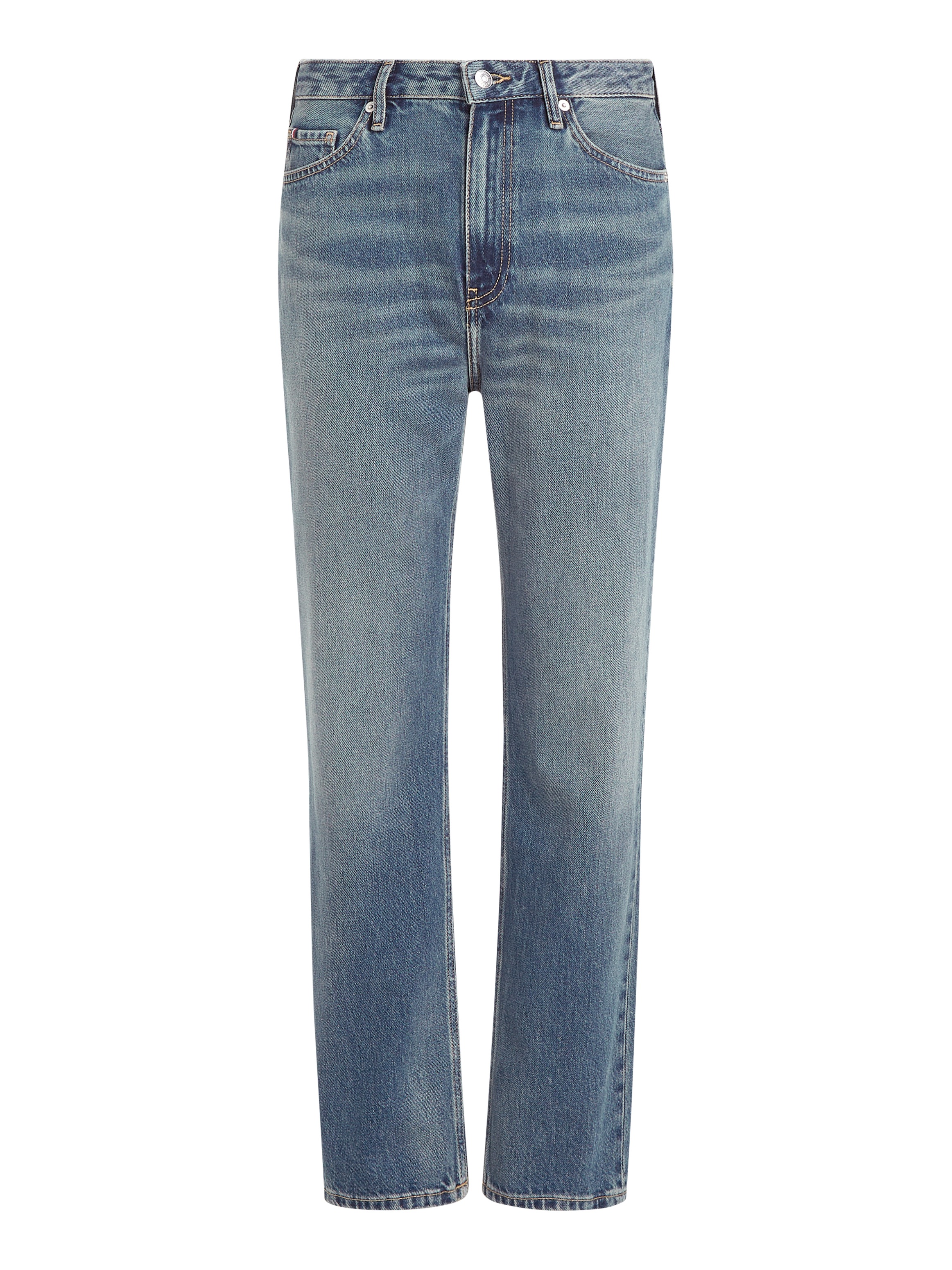 Tommy Hilfiger Straight-Jeans »CLASSIC STRAIGHT HW A TWIST BETH« mit Tommy Hilfiger Logo-Badge