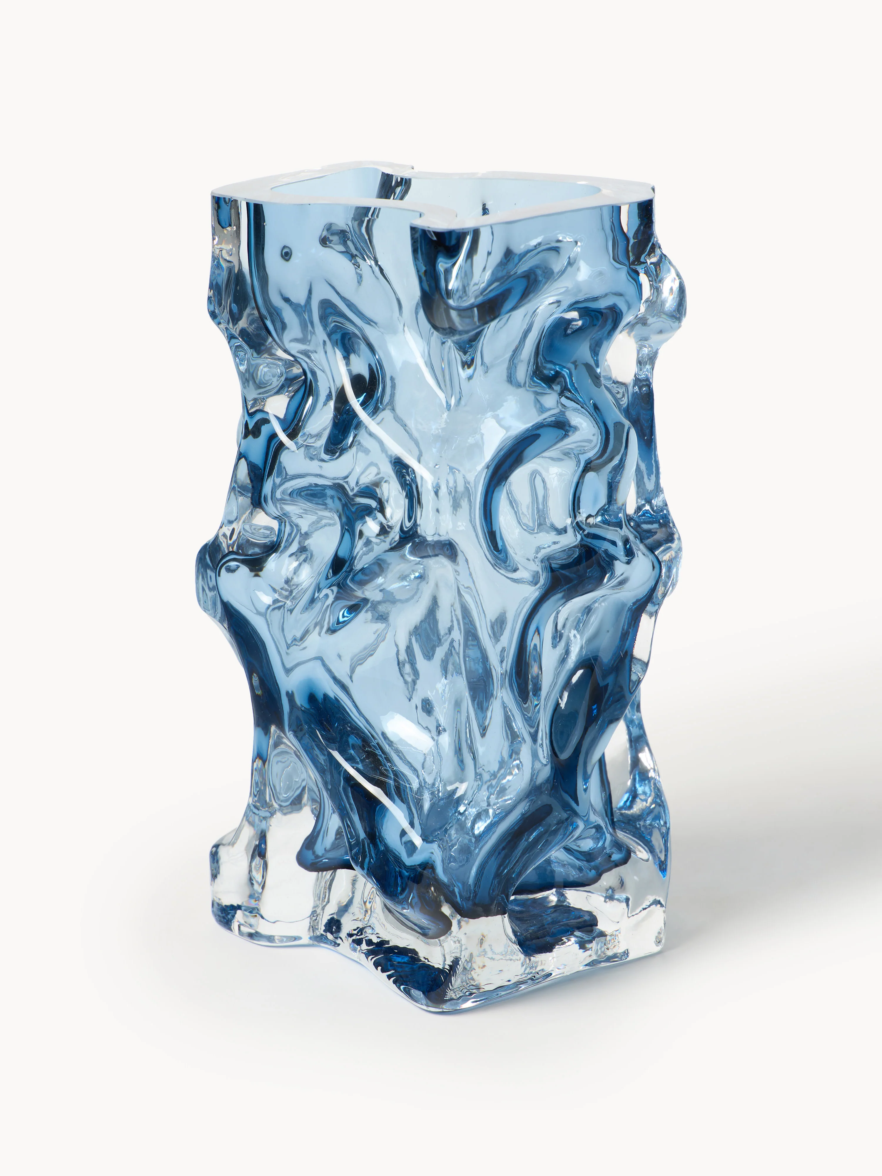 Mondgeblazen vaas Ice, H 25 cm