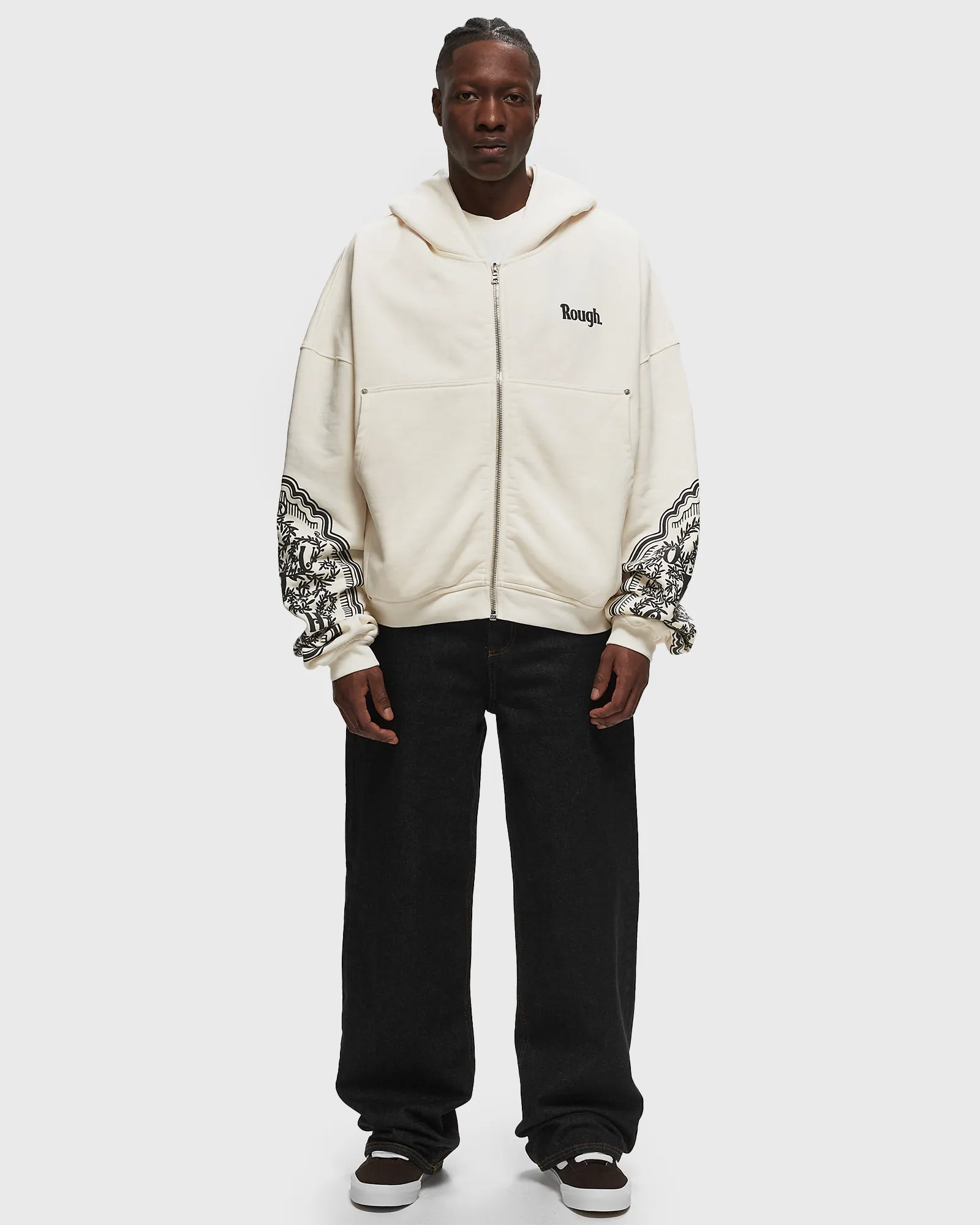 Rough. MONO ZIP-HOODIE