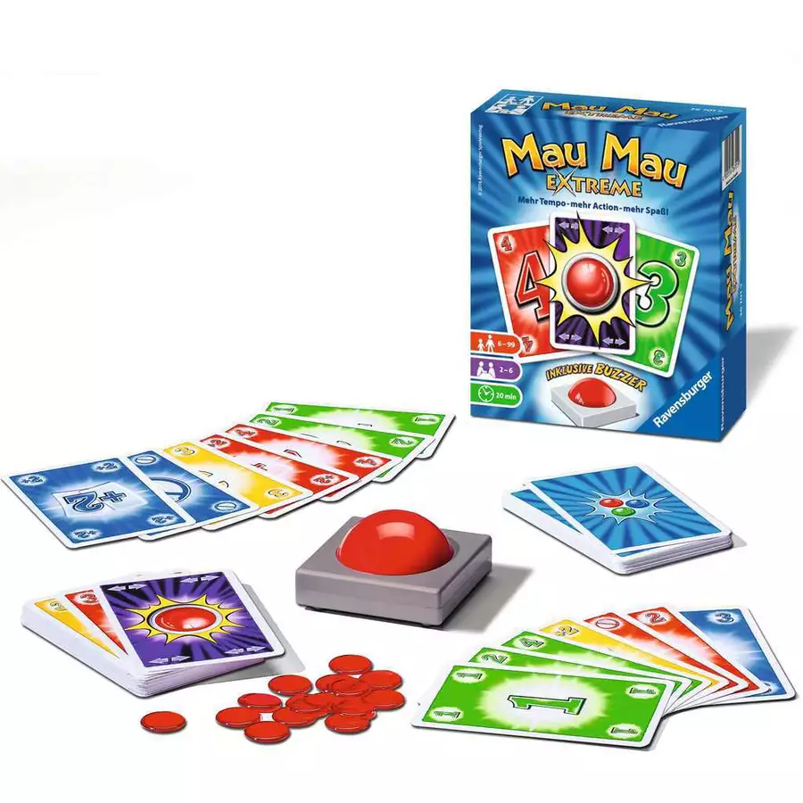 Ravensburger Mau Mau Extreme bunt