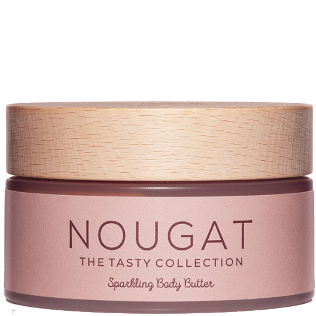 Beurre scintillant naturel & gant exfoliant - Nougat - Visage & corps - 250 ml