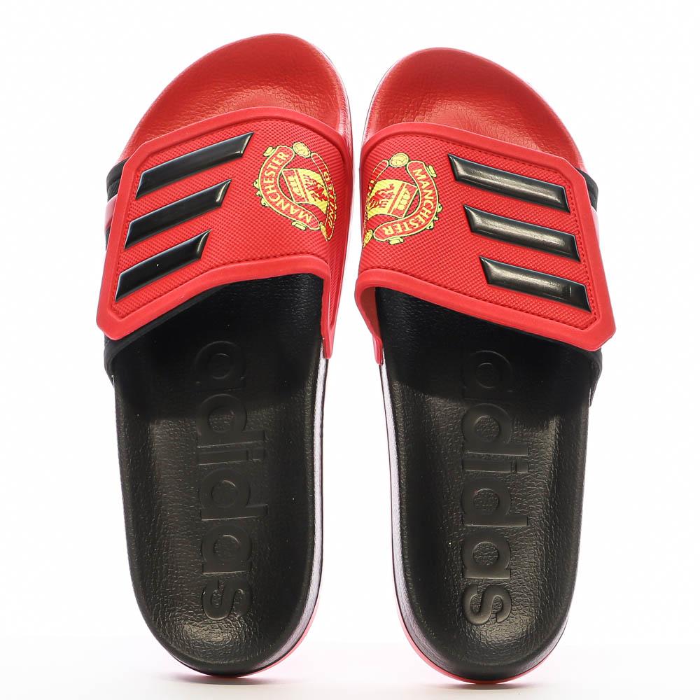 Adidas Manchester United Claquettes Rouge/Noire Adidas Adilette 2024