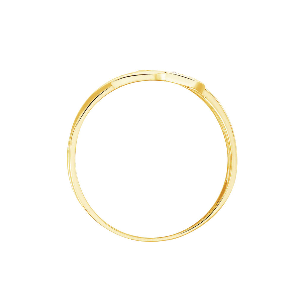Bague Nermine Or Jaune Diamant