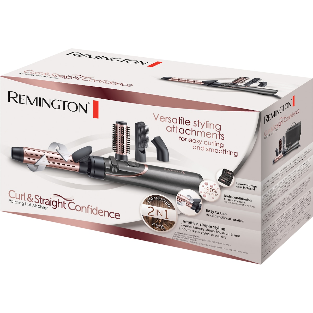 Remington Curl & Straight Confidence varmluftsstyler AS8606