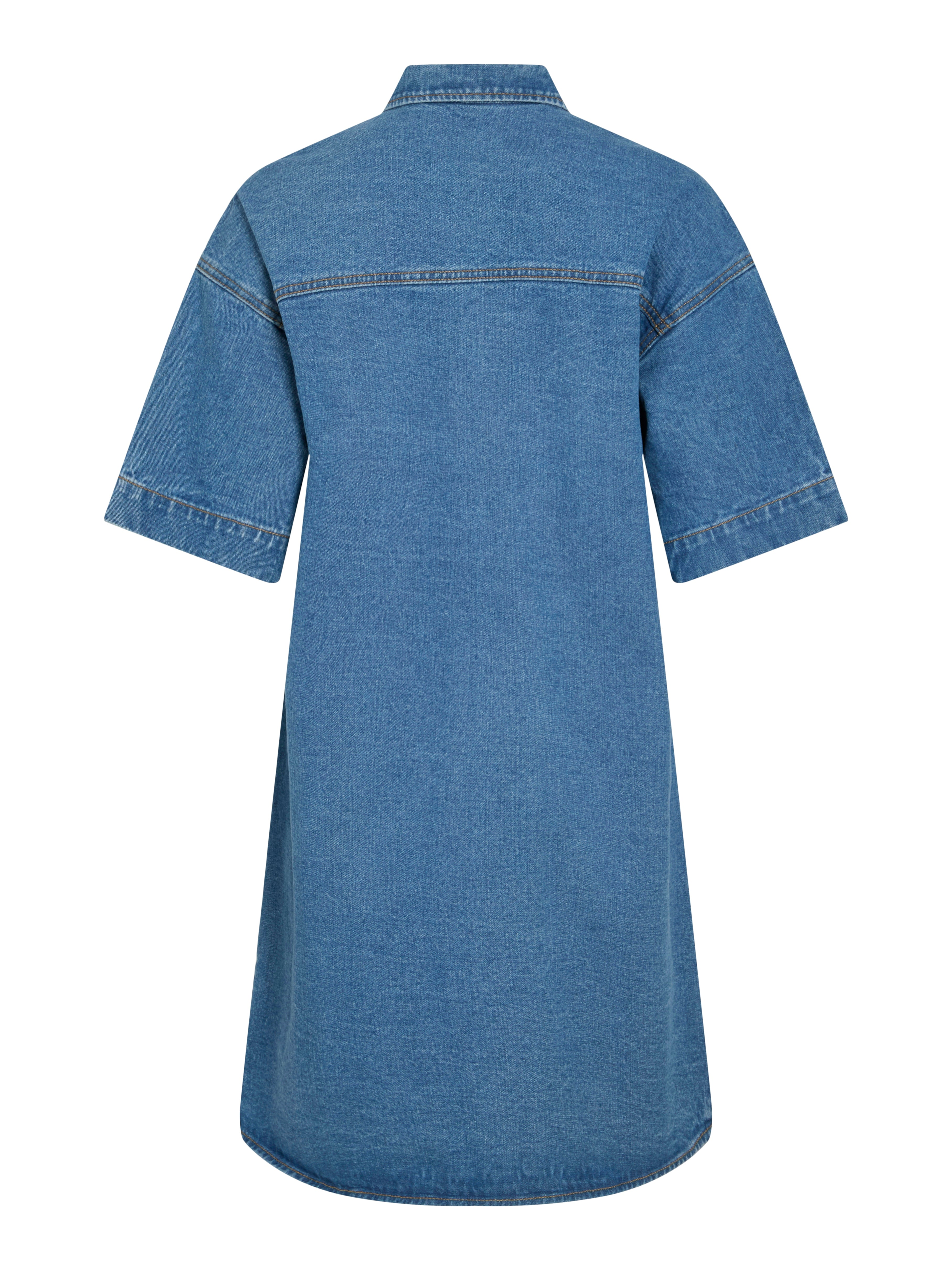 Vila  Vimaya denimkjole - Medium Blue Denim