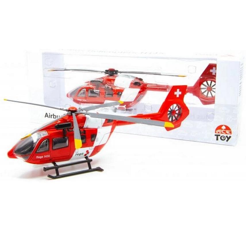 Toy Airbus Helicopters H145 Rega 1:48Metallmodell im Massstab 1 : 48