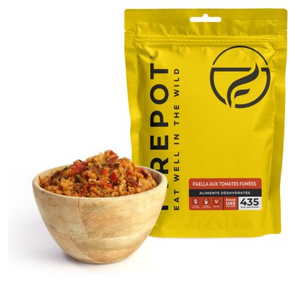 Repas Lyophilisé Vegan Firepot Paella Aux Tomates Fumees - 135 g
