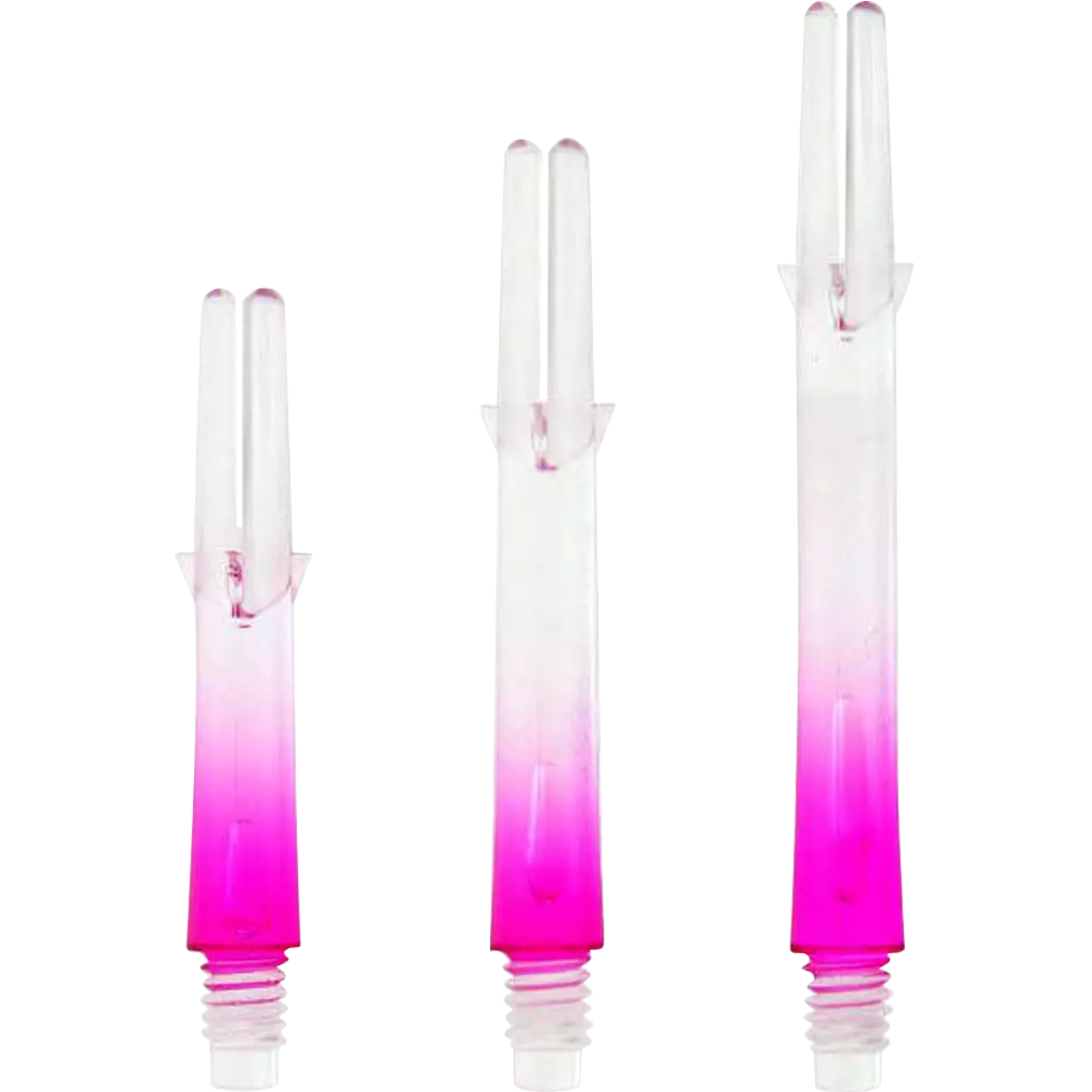 L-Style - L-Shaft Lock Straight TwoTone - Transparent Pink