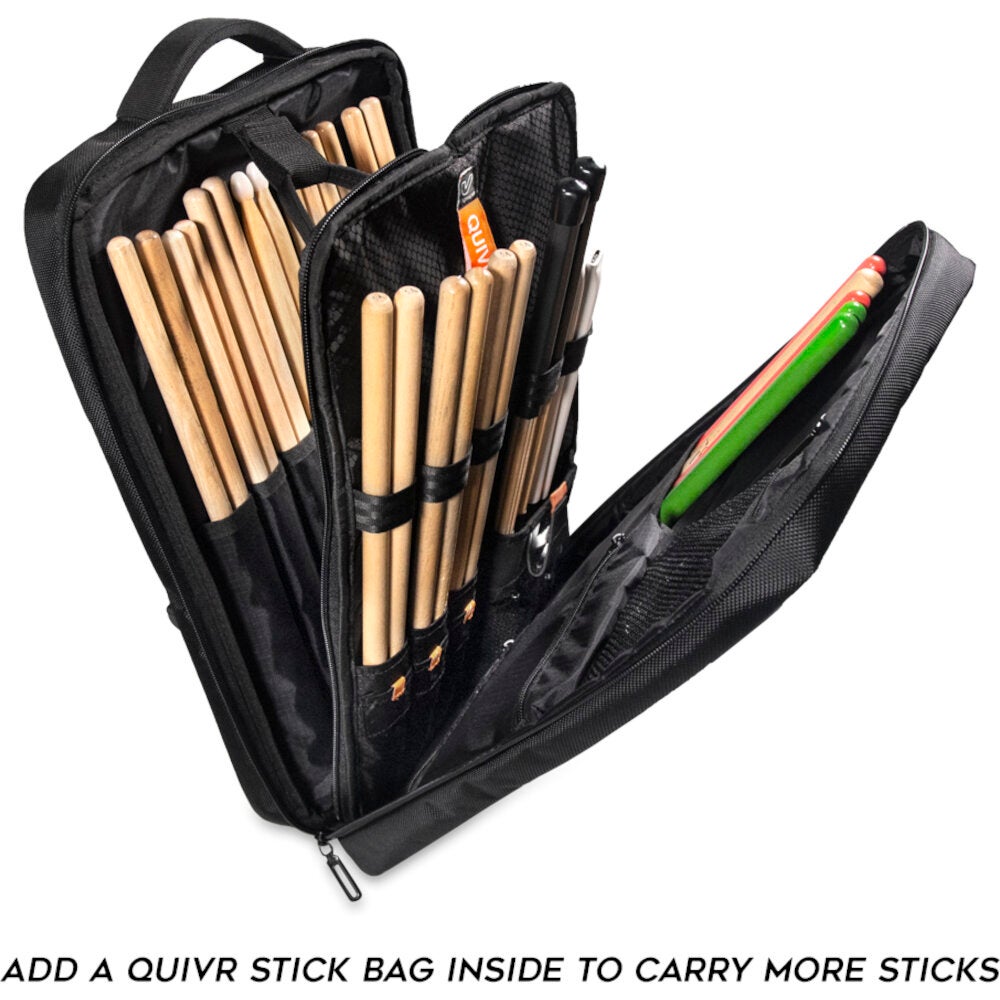 GruvGear QUIVR Tour luxe tech/drumstokkentas met laptopcompartiment
