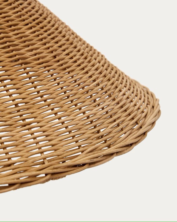 Kave Home Urania vloerlamp rotan