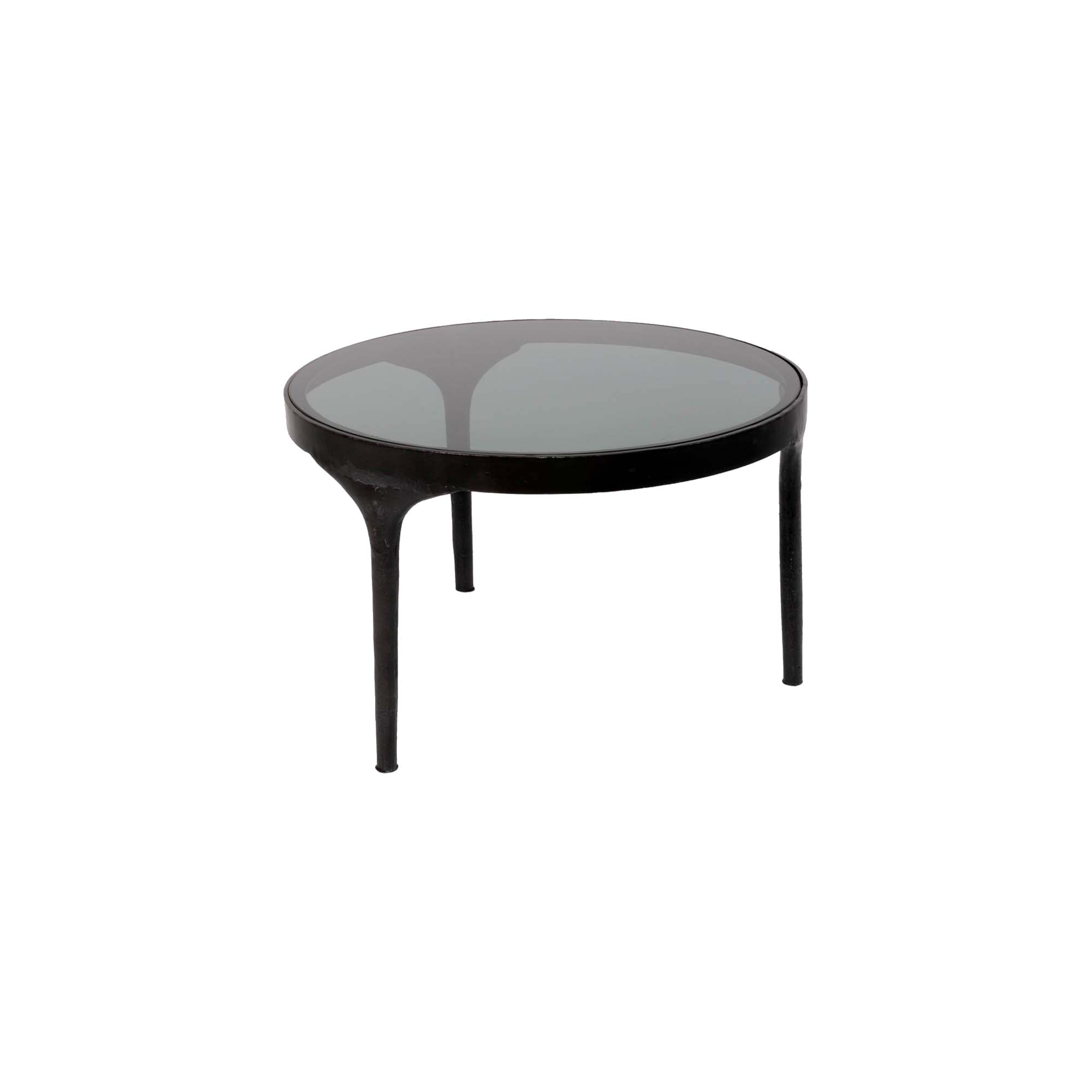 Salontafel Montana M Glas/metaal H37x60cm