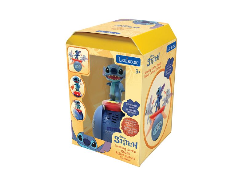 Lexibook Roboter Stitch Powerman Surfing Buddy Blau Disney surfende Stitch-Figur