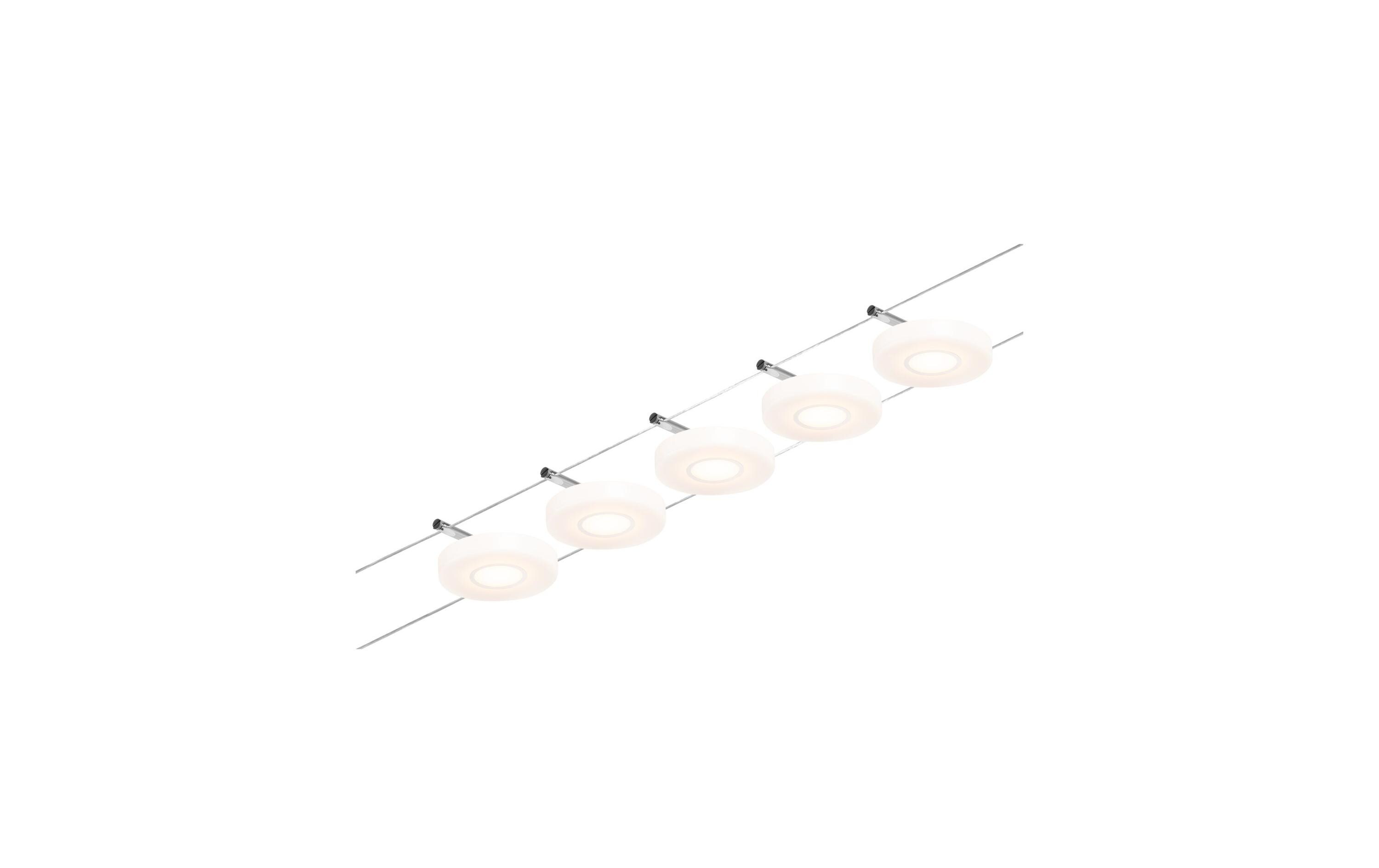 CorDuo LED Seilsystem DiscLED Basisset 5 x 200 lm<br>Schienenlichtschranke