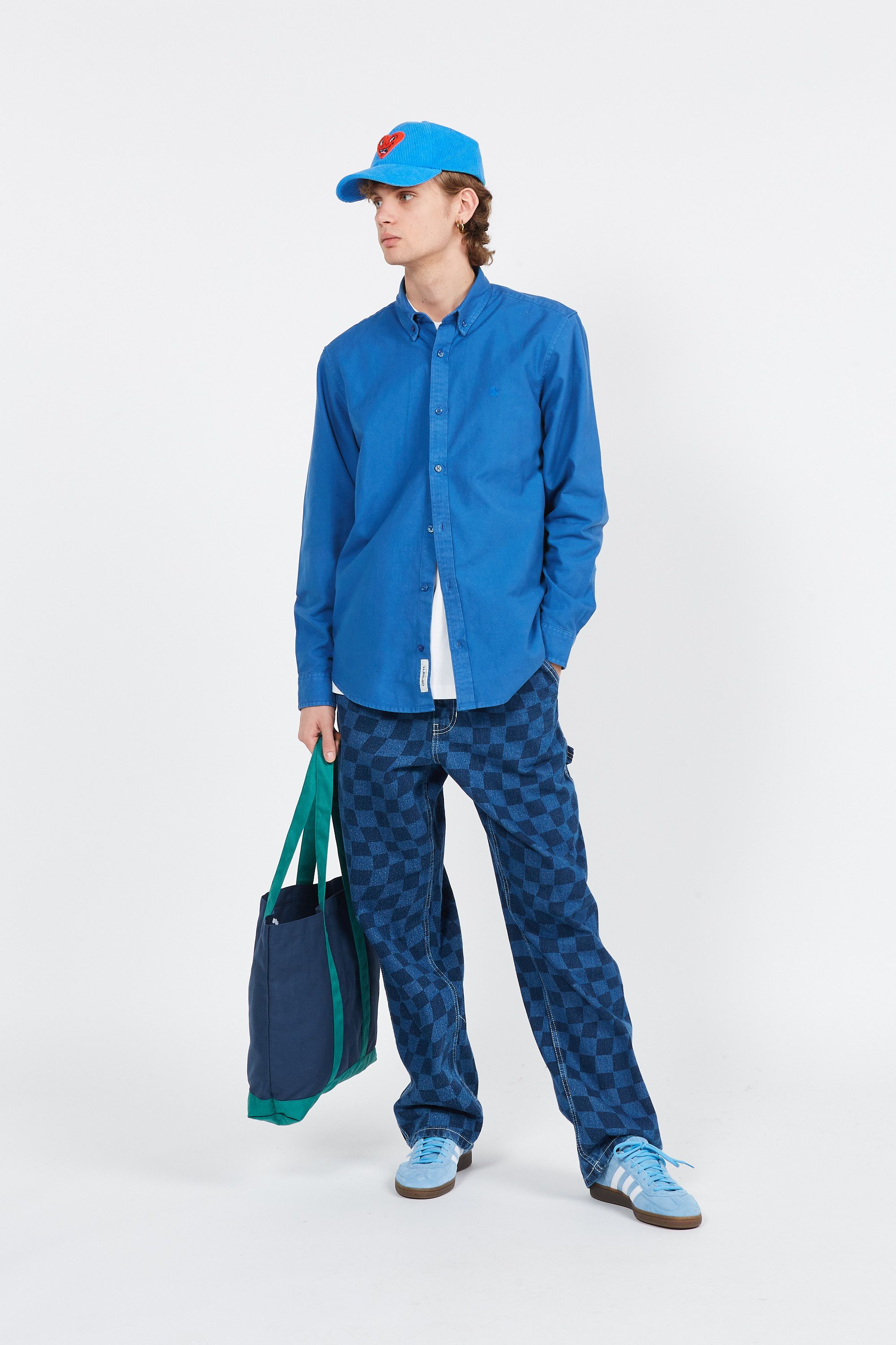 MAISON LABICHE Sac shopping OZANAM SAVOIR FAIRE Bleu