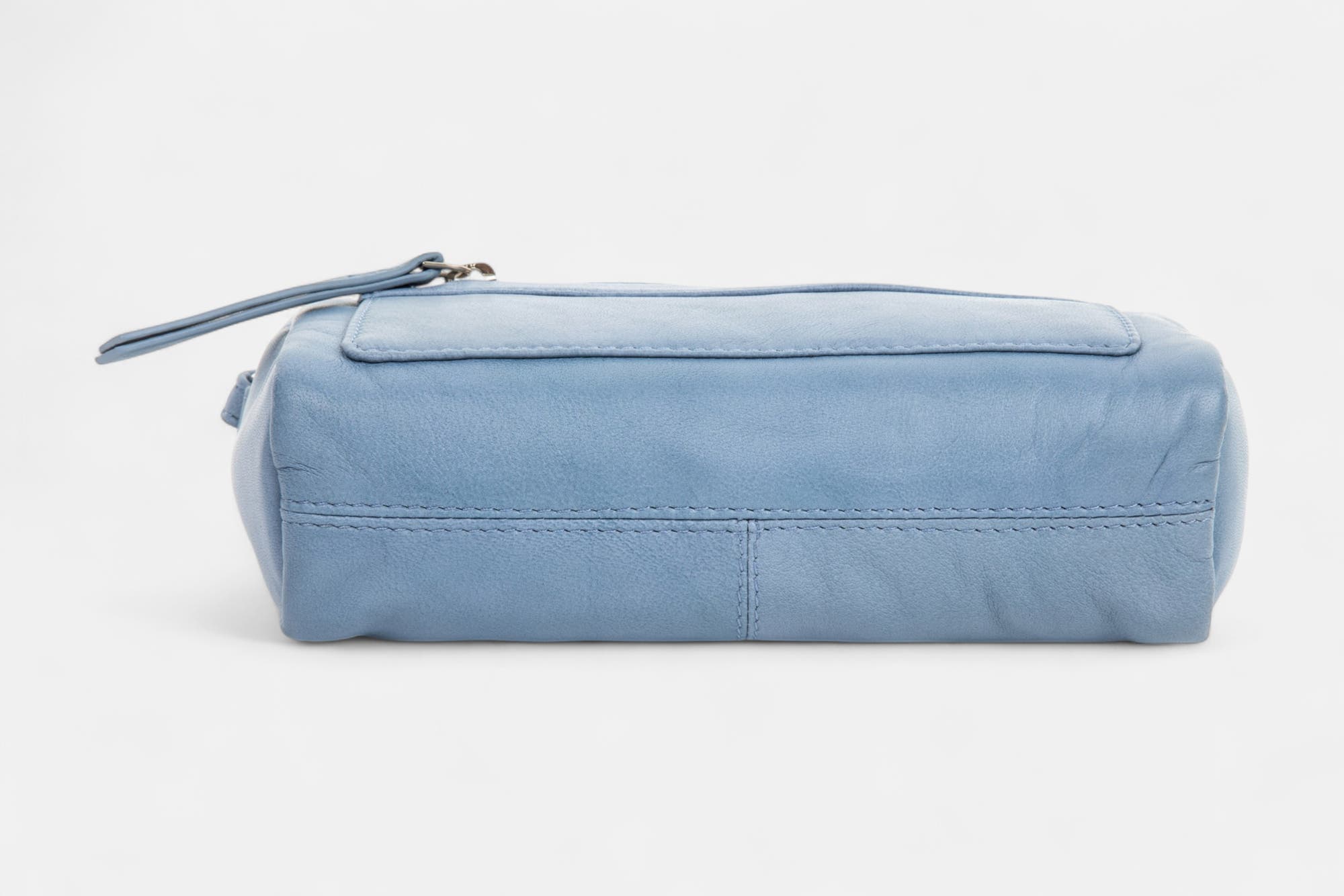 Sac bandoulière en cuir jeans