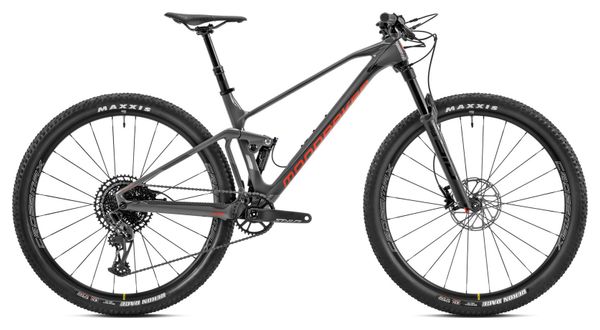 VTT Tout-Suspendu Mondraker F-Podium Carbon DC Sram SX/GX Eagle 12V 29'' Gris / carbon / rouge