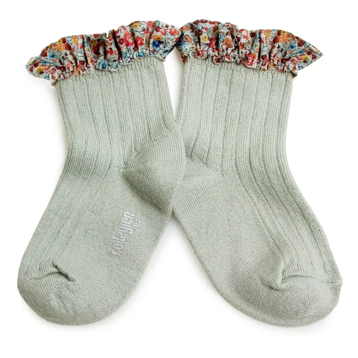 Collégien Chaussettes Charlotte | Vert d'eau