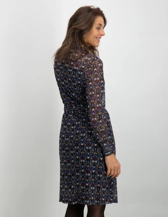 Tramontana Jurk Winter Ikat C10-10-501