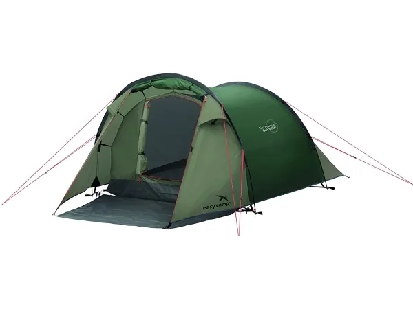 Easy Camp Spirit 200, Camping, Hård ramme, Tunneltelt, 2 person(er), Teltlærred, Grøn