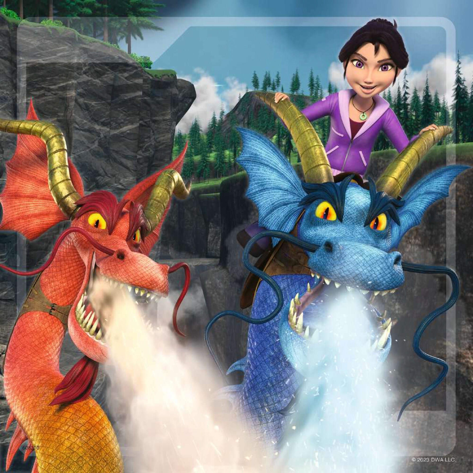 Ravensburger Puzzle Kinderpuzzle Dragons: Die 9 Welten