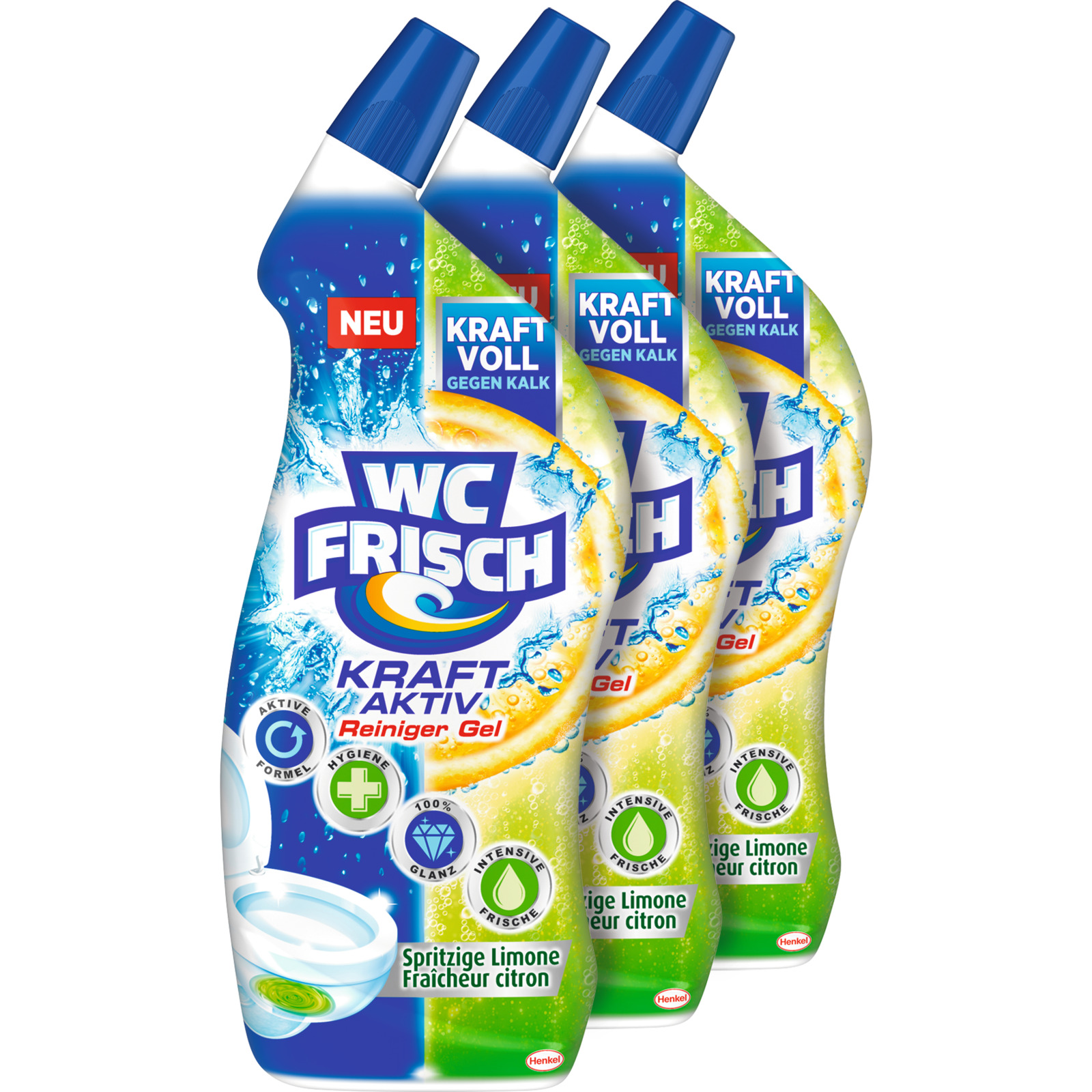 WC Frisch WC-Gel Limone 3x750ml