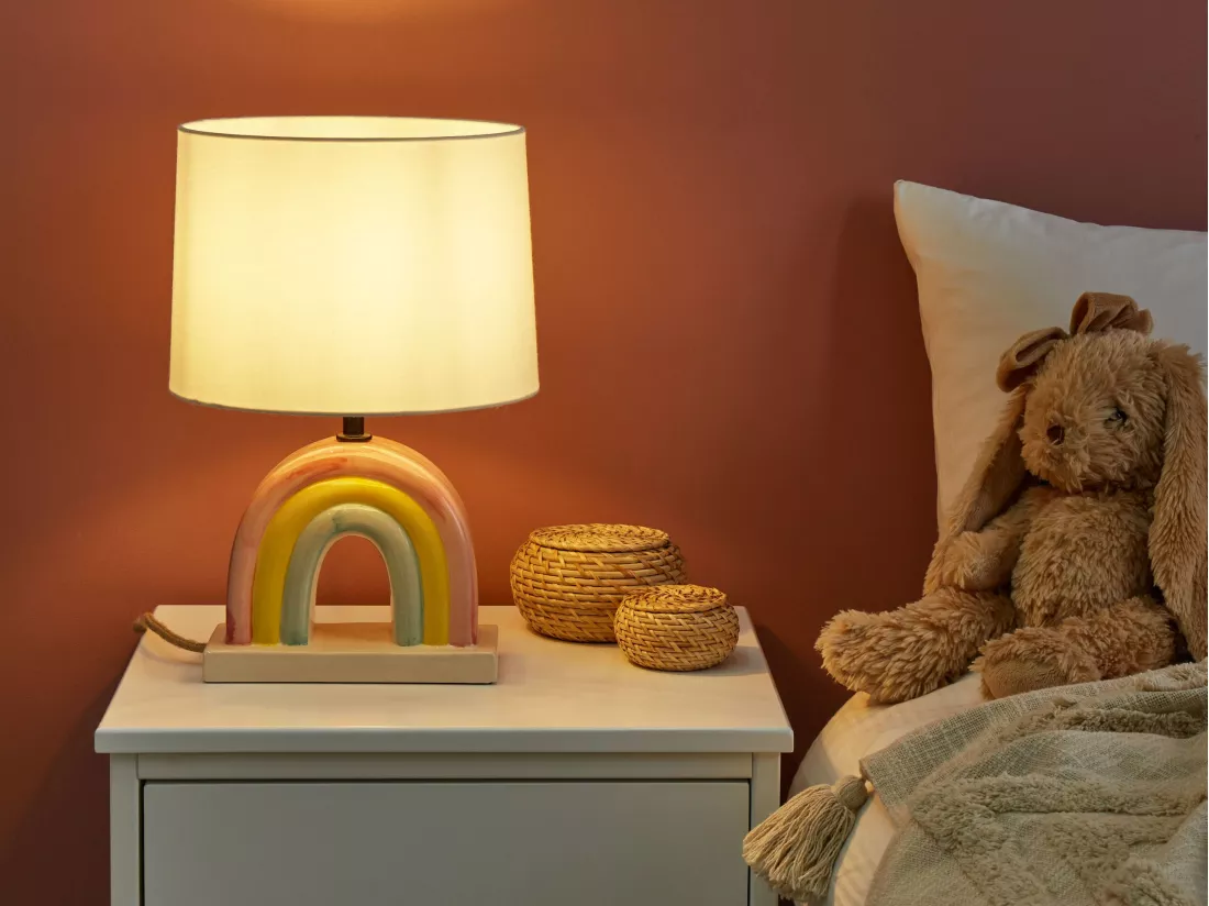 Lampe à poser TITNA Céramique Multicolore