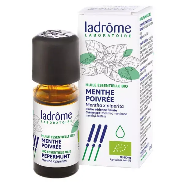 Óleo Essencial de Hortelã-Pimenta Orgânico Ladrome 10ml
