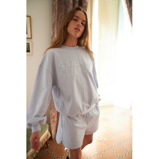 Stella Nova Casual Logo Sweatshirt, Soft Sky, L