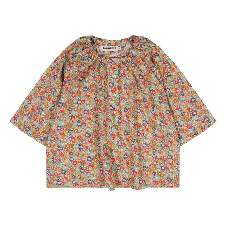 Tangerine Blouse Fleurs | Rose