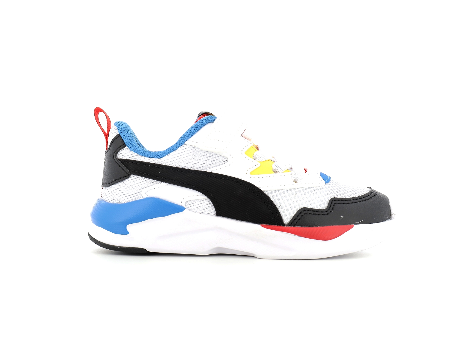 Puma-374395 Matières combinées Blanc Noir