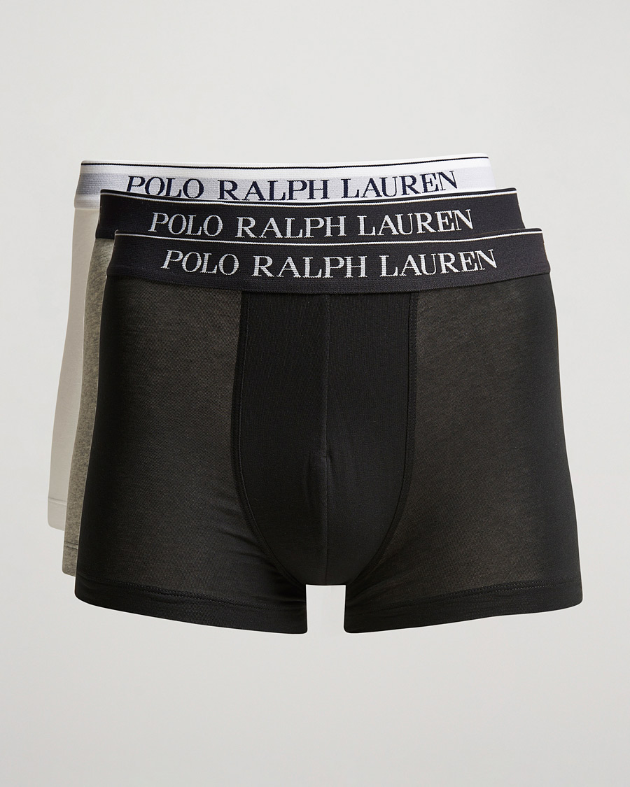 Polo Ralph Lauren 3-Pack Trunk Grey/White/Black