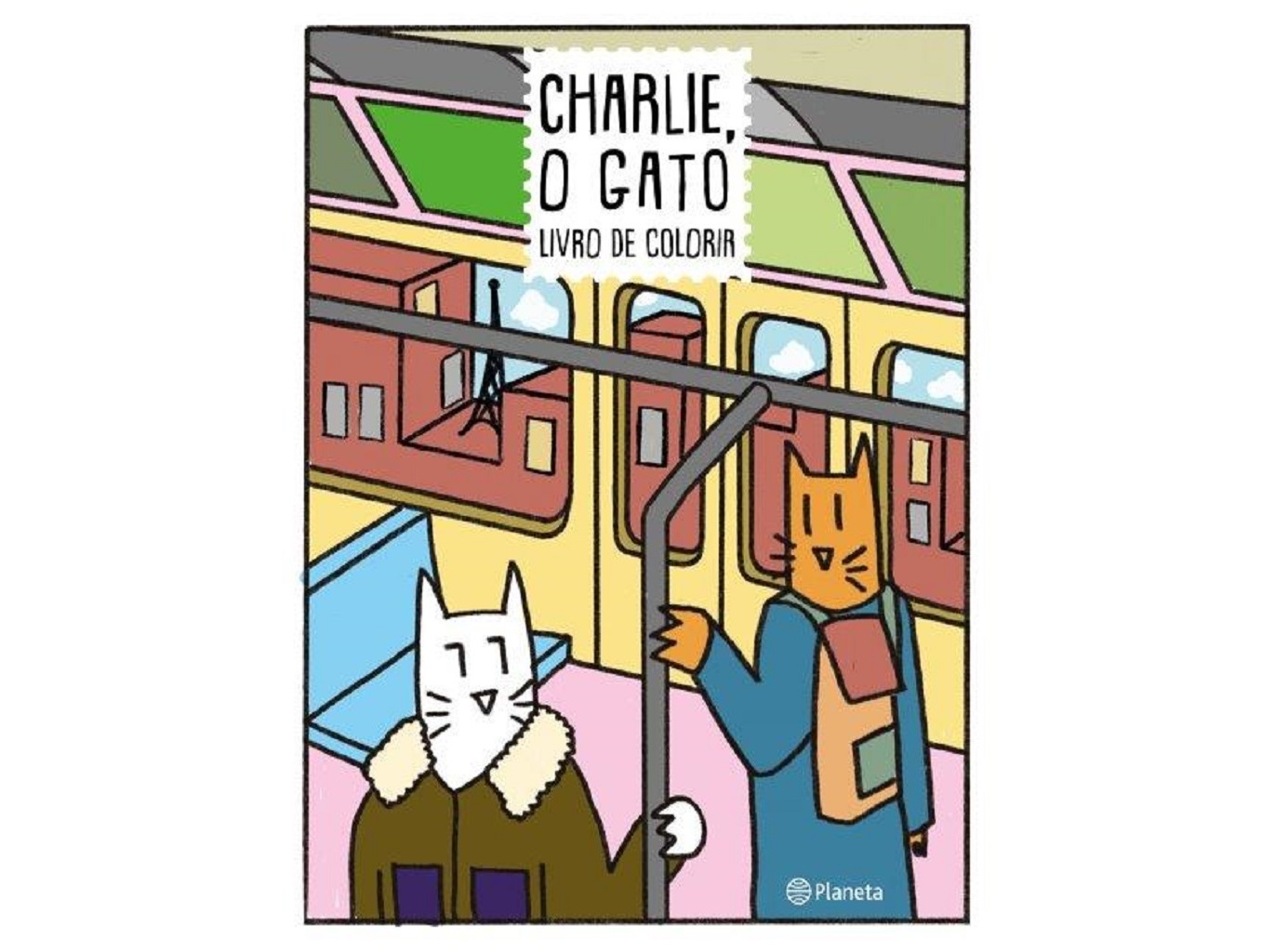 LIVRO CHARLIE O GATO - LIVRO DE COLORIR DE JOSÉ JOGLEMIR