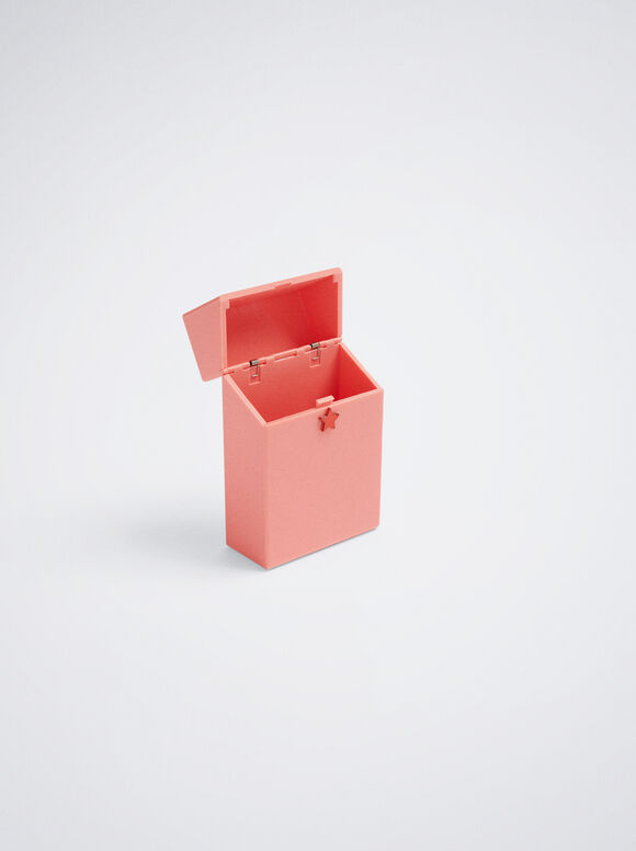 Porta-cigarros com estrela - Coral