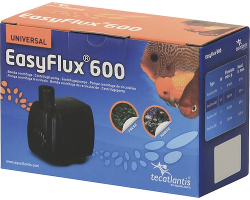 Pomp Tecatlantis EasyFlux 600 aquatlantis 6,3 W 650 l/u universele aquariumpomp