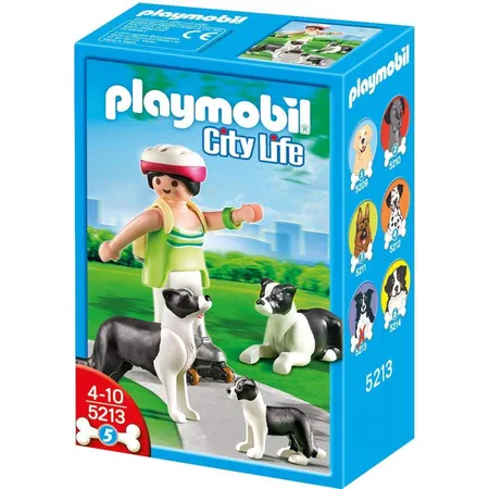 PLAYMOBIL® 5213 SAMMELN Hunderassen Border Collie Familie